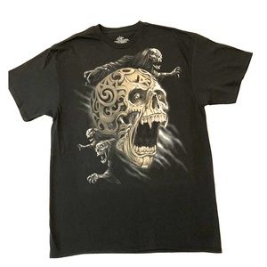 NEW SKULL SCARY HALLOWEEN SHIRT
